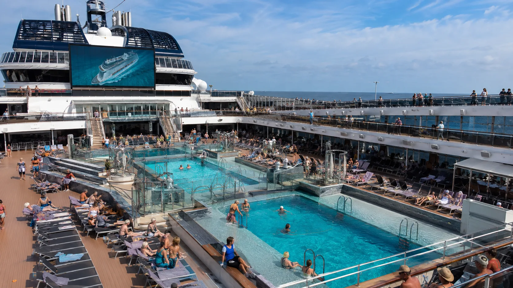 Atmosphere Pool deck aboard MSC Virtuosa