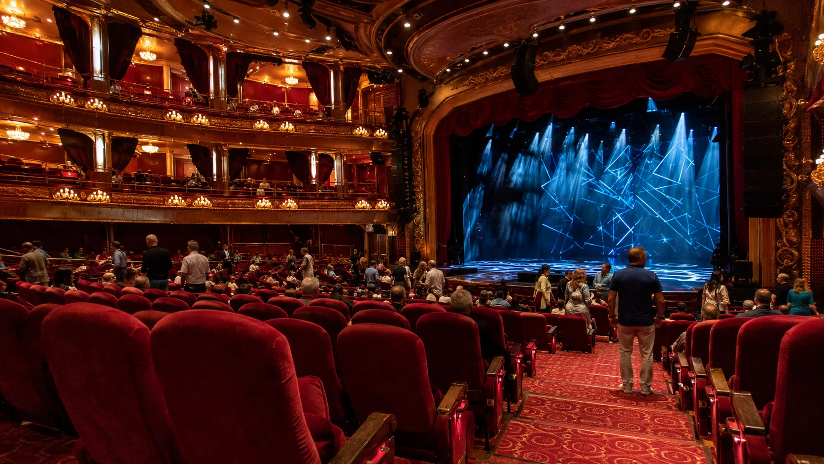 Teatro Rosso stage aboard Carnival Venezia