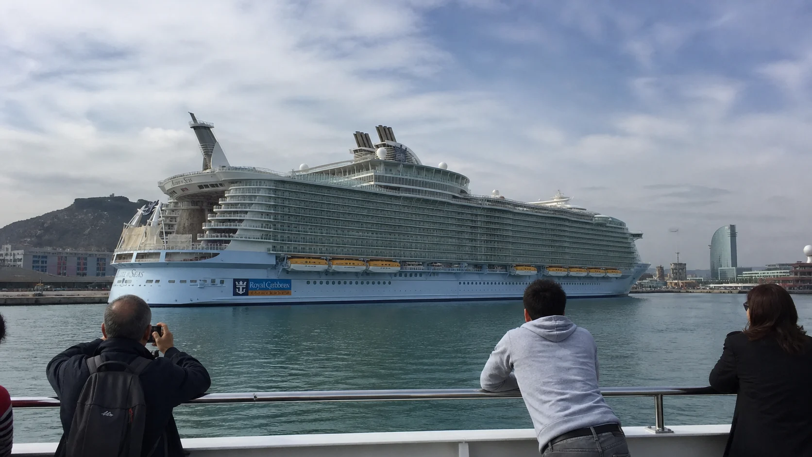 Allure of the Seas , Barcelona Arrival