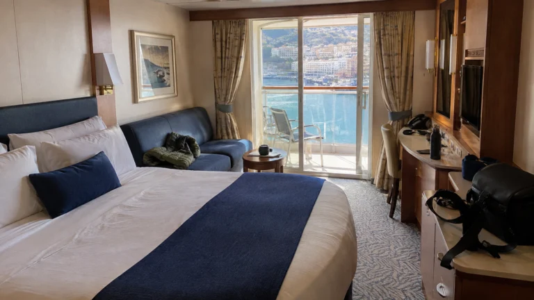 Brilliance of the Seas balcony stateroom with ocean view
