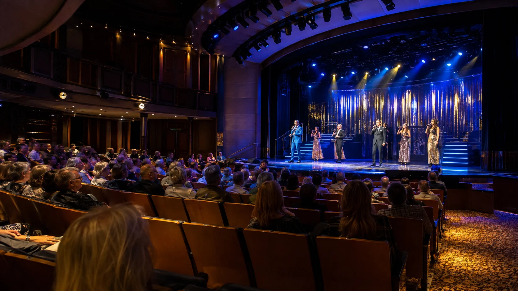 Stage show aboard Brilliance of the Seas