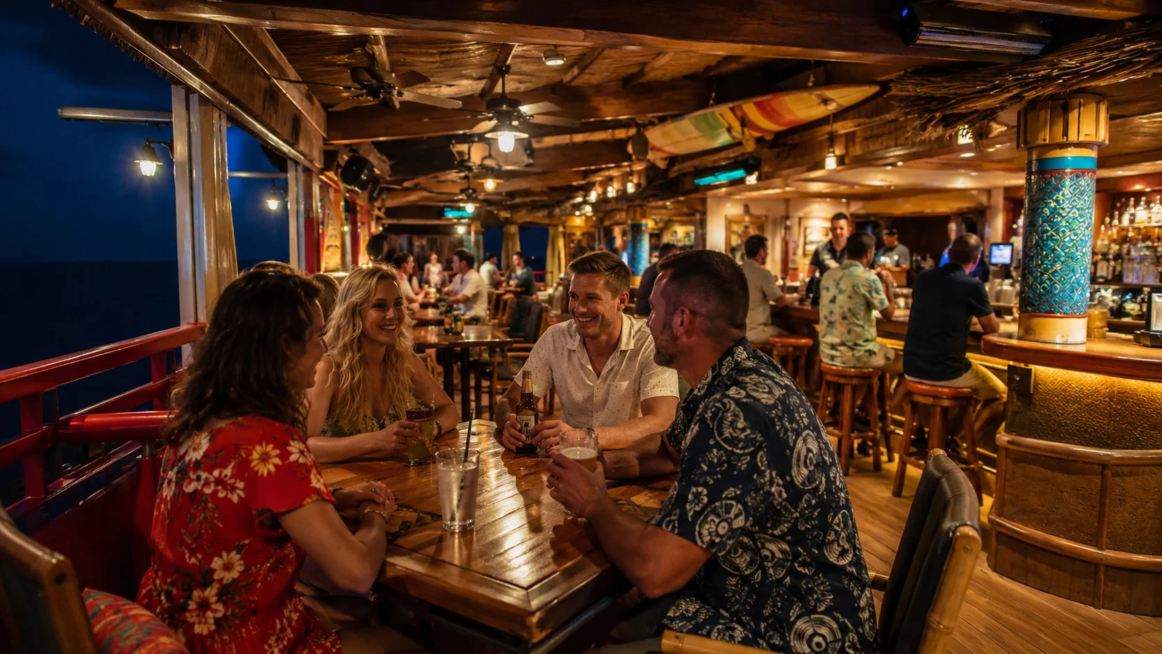 Carnival Freedom Lively Evening at RedFrog Pub