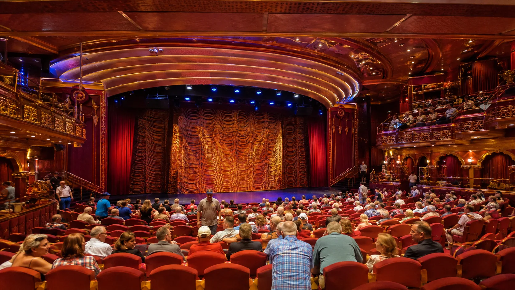 Carnival Freedom Victoriana Theater Before the Show