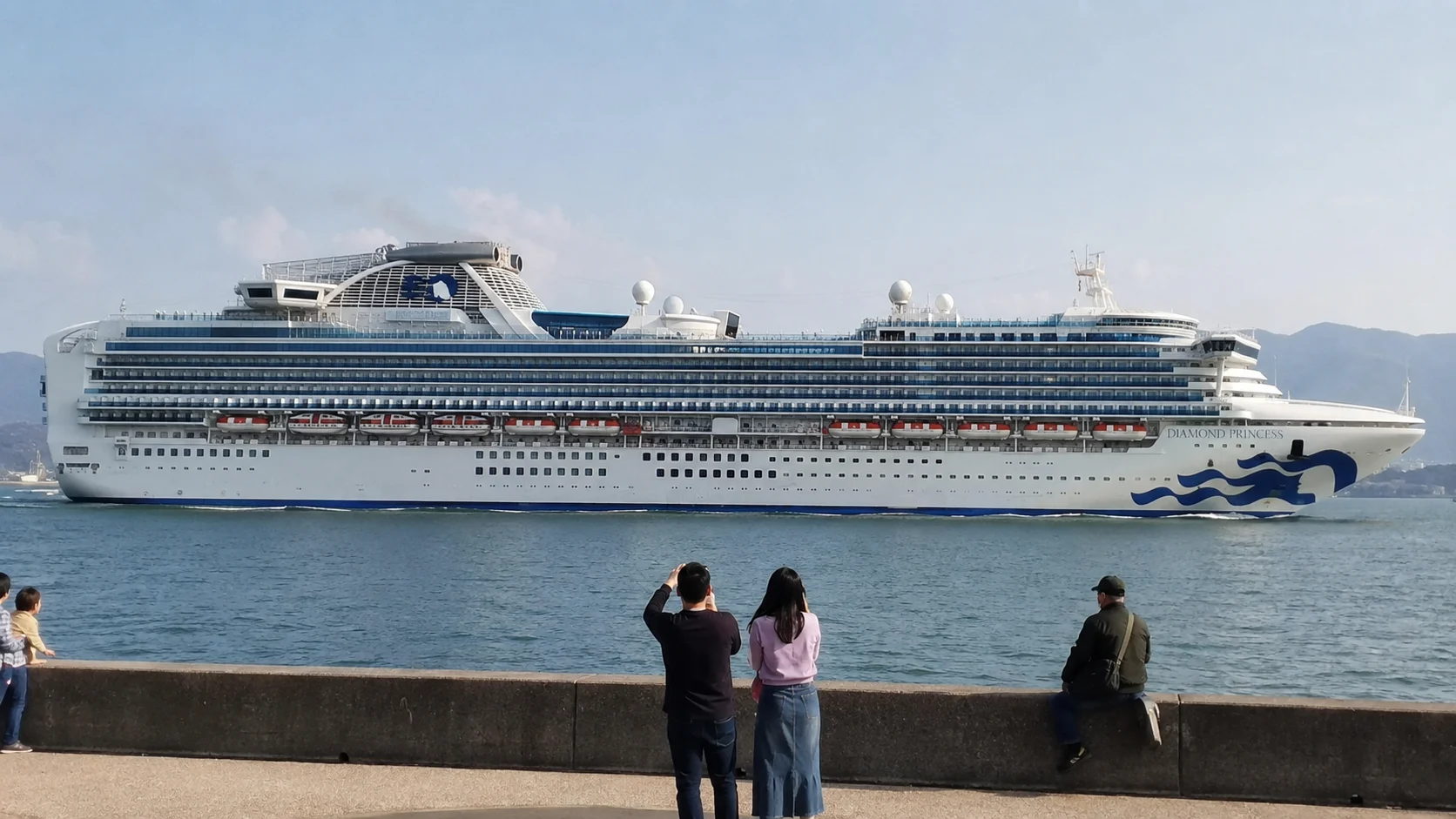 Diamond Princess, Coastal Sailaway