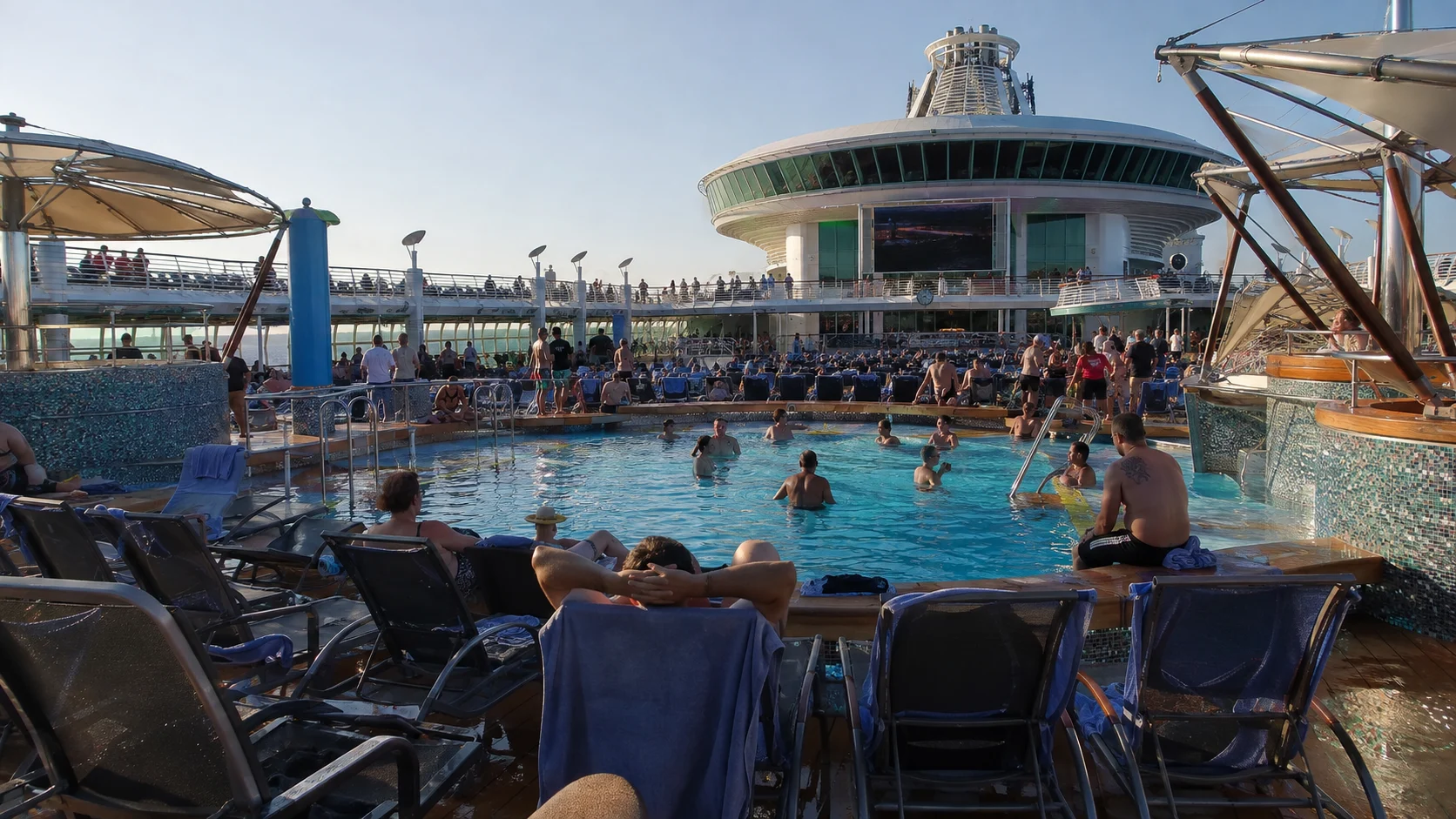 Liberty of the Seas aboard Main Pool