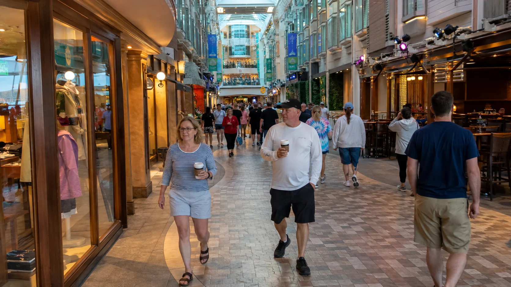 Liberty of the Seas aboard Royal Promenade