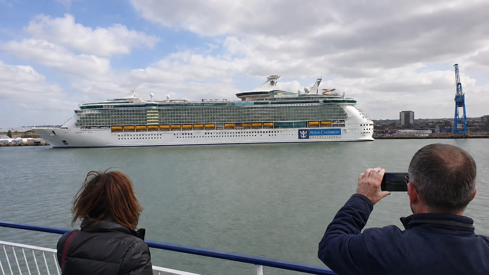 Liberty of the Seas aboard Southampton Arrival