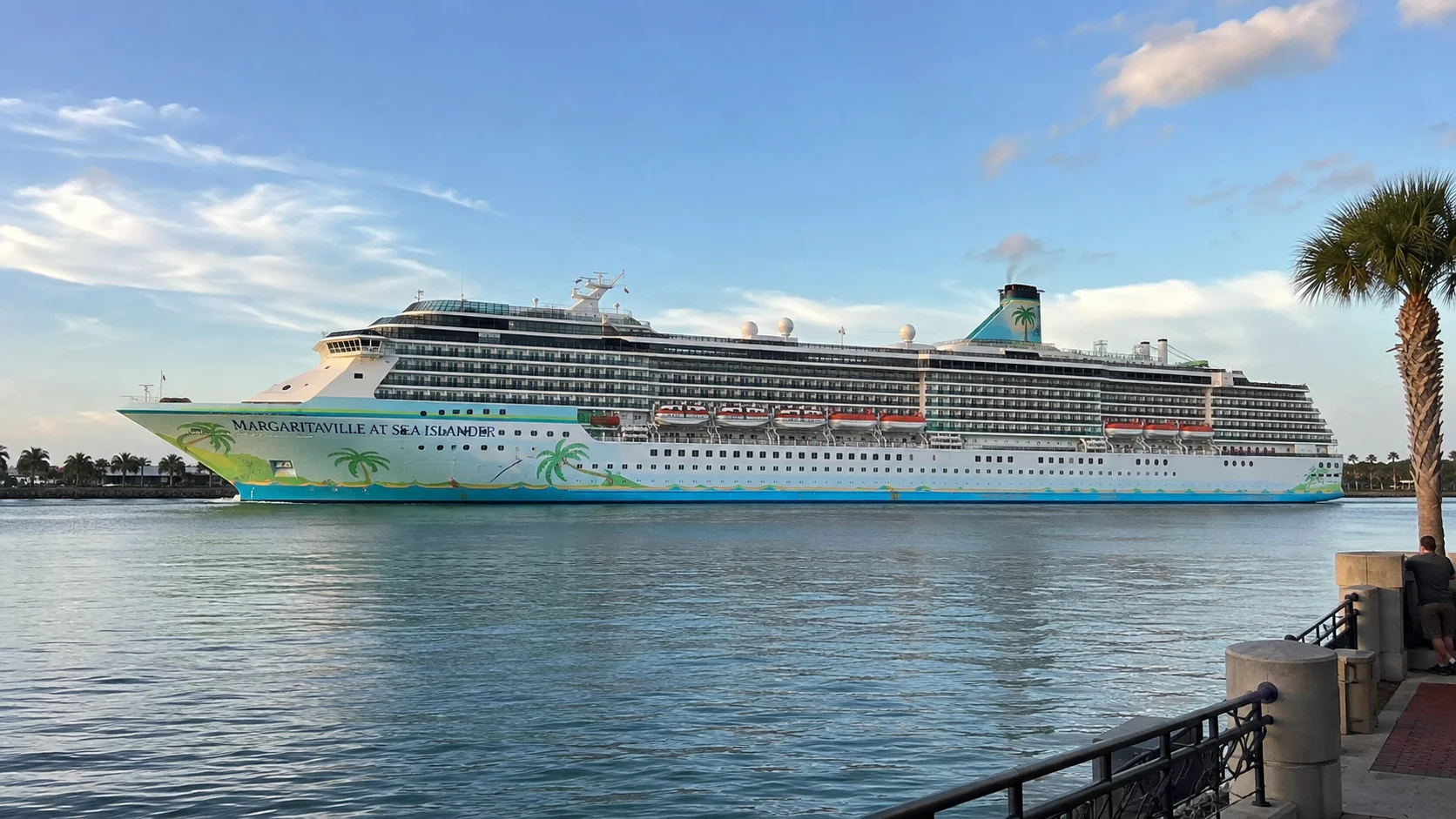 Margaritaville at Sea Islander broadside