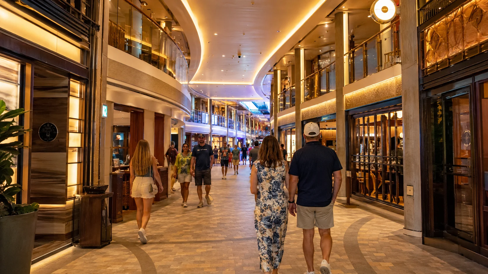 Royal Esplanade aboard Ovation of the Seas