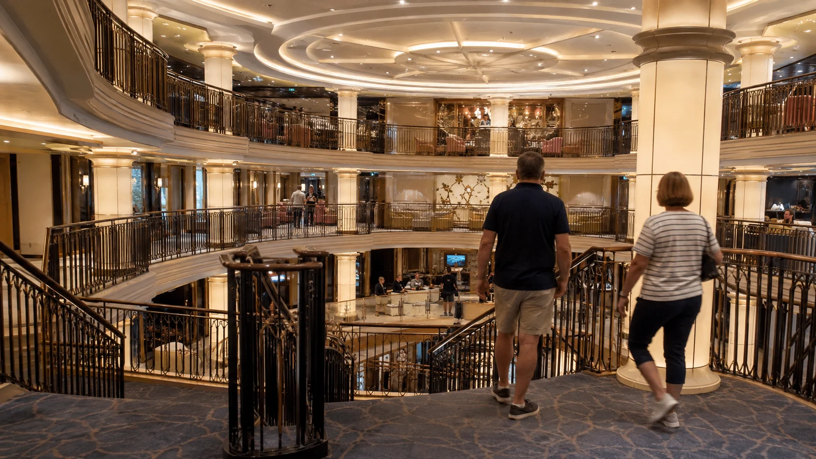 Queen Anne aboard Atrium
