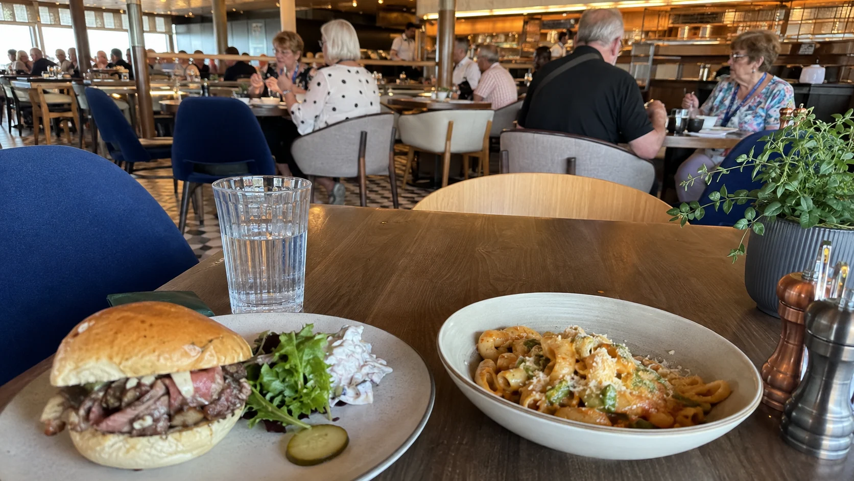 Queen Anne aboard Casual Dining