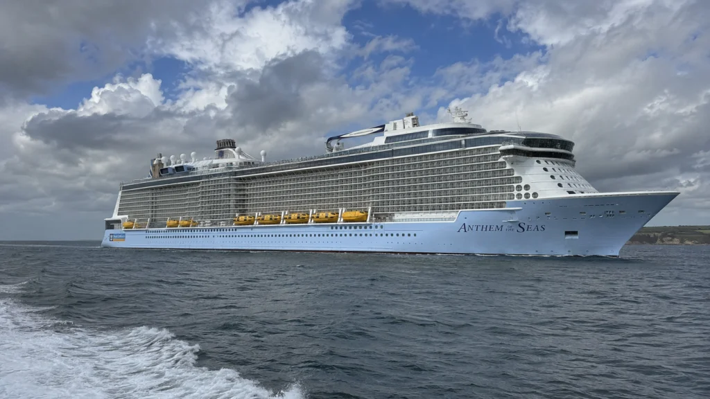 Anthem of the Seas sailing at sea