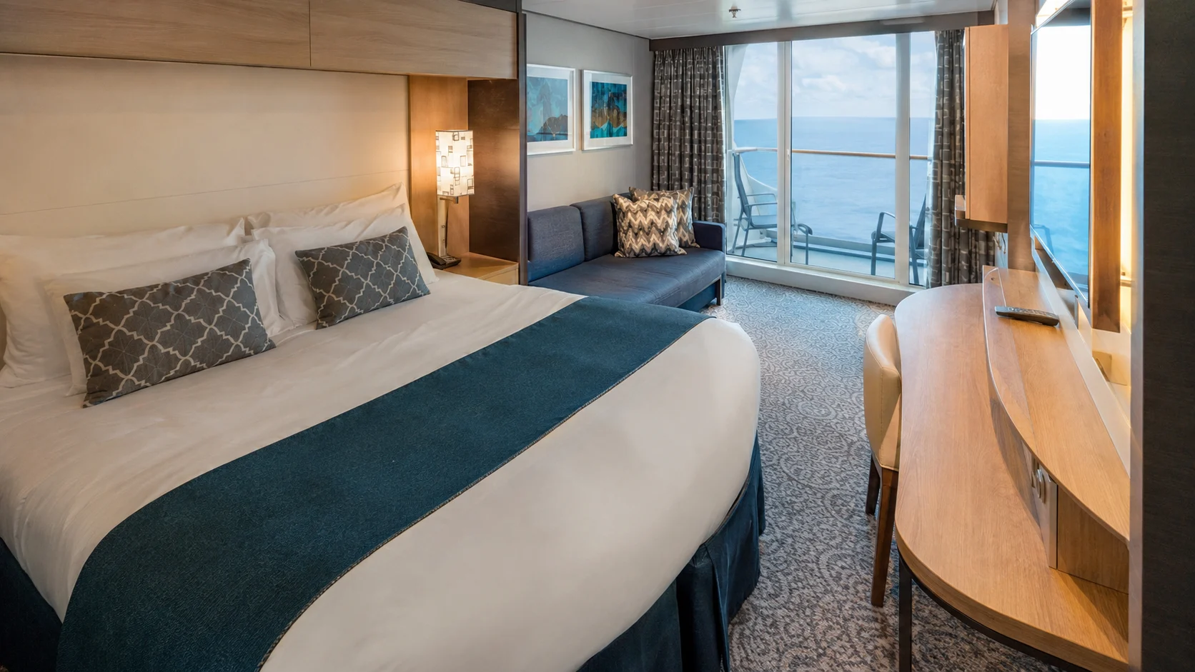 Balcony cabin aboard Anthem of the Seas