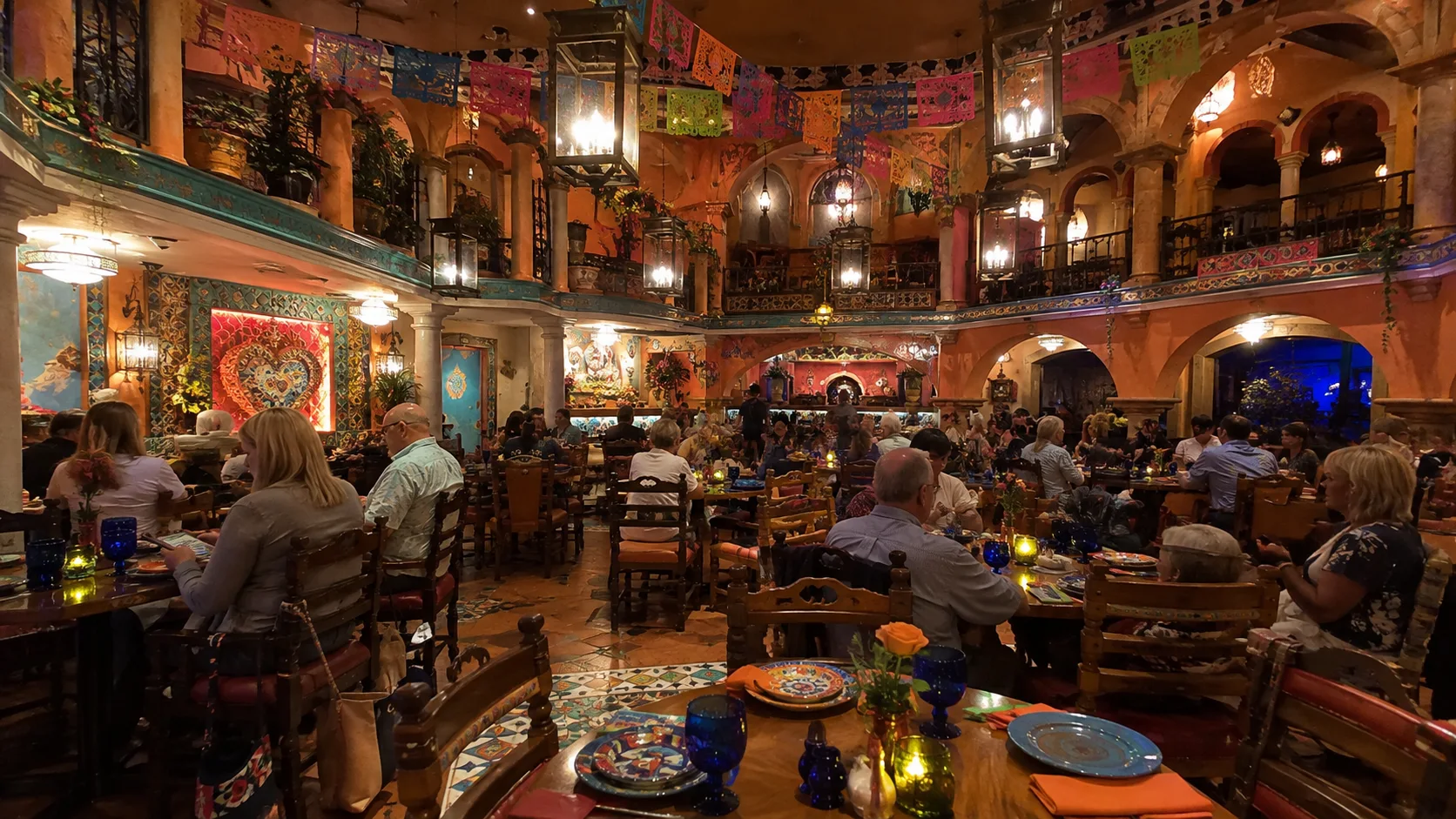 Plaza de Coco restaurant aboard Disney Treasure