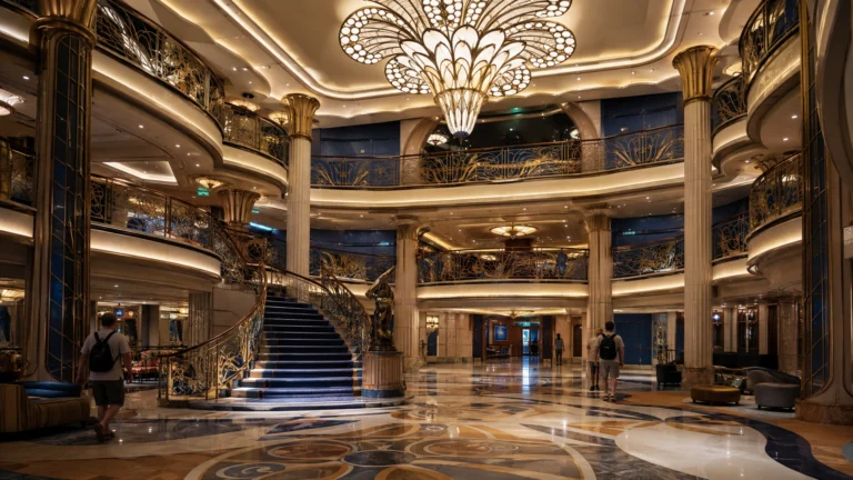 Grand Hall aboard Disney Wish