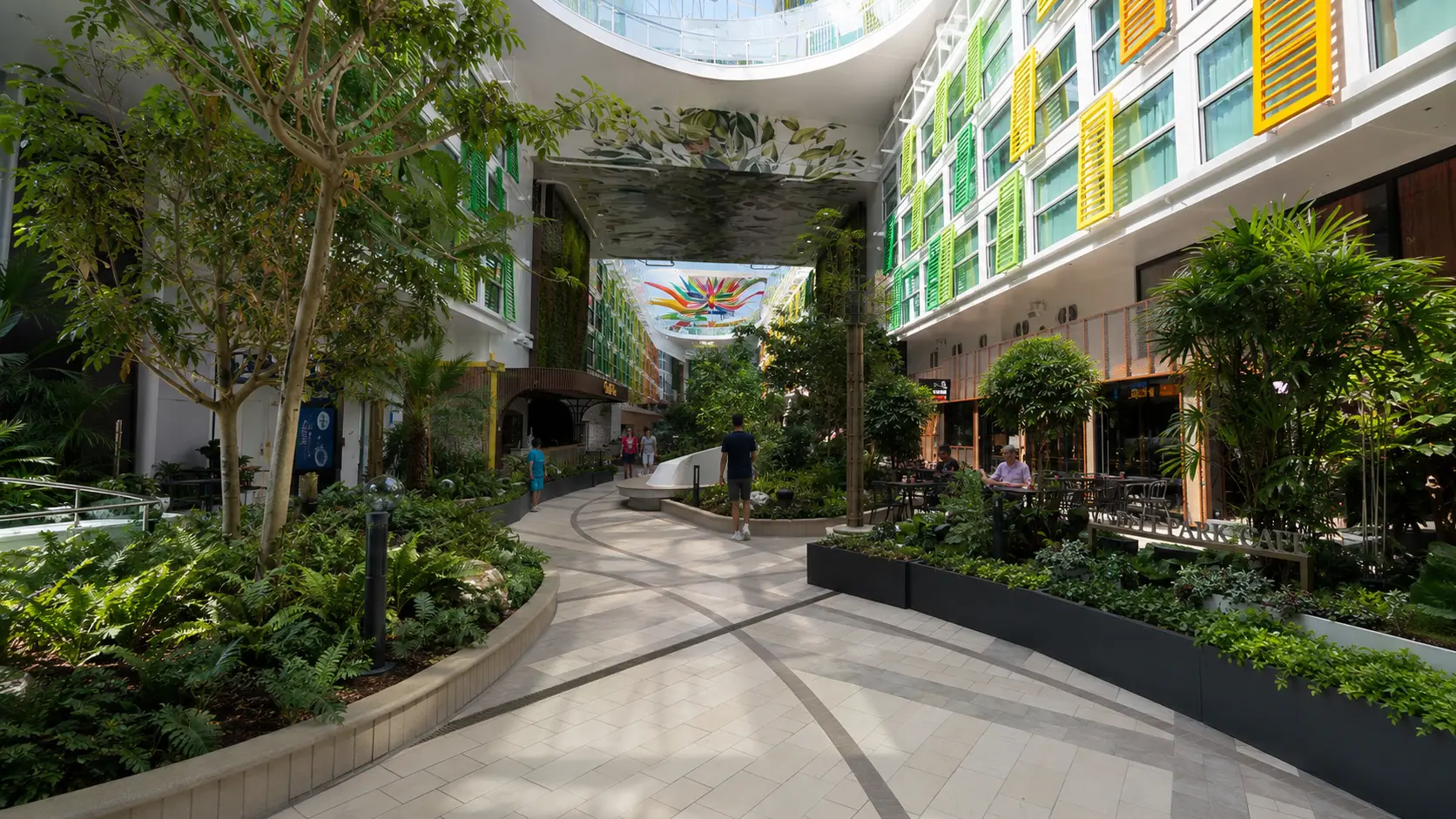 Central Park neighborhood aboard Icon of the Seas