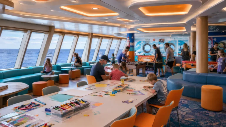 Camp Discovery kids club on Majestic Princess