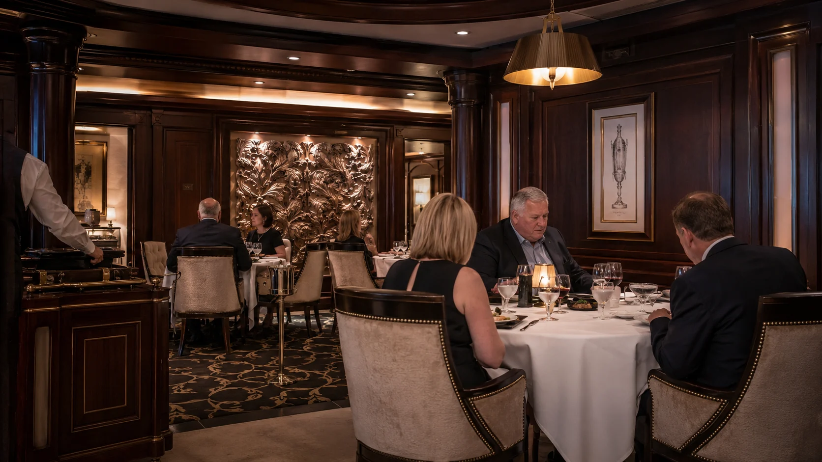 Crown Grill restaurant on Majestic Princess