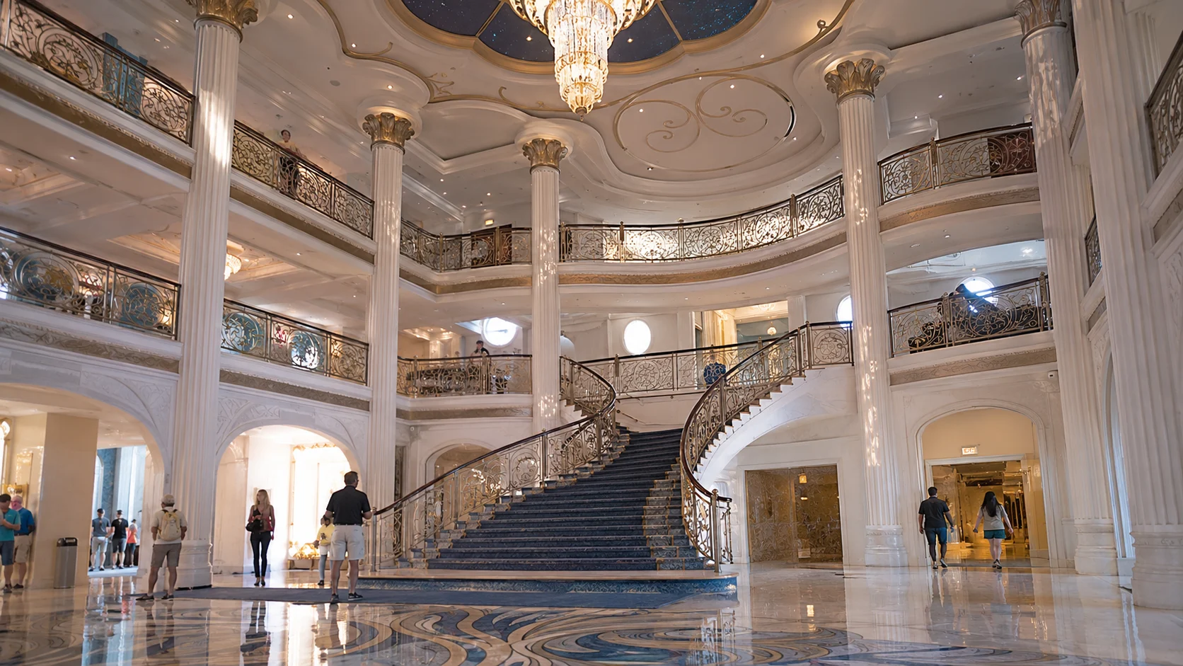 678 Ocean Place atrium aboard Norwegian Bliss
