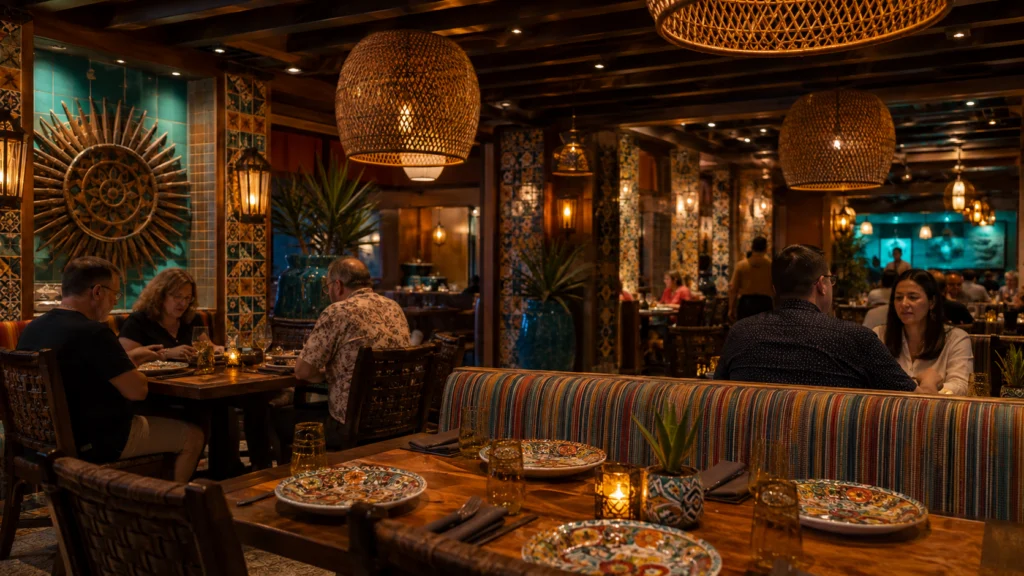Los Lobos restaurant aboard Norwegian Bliss