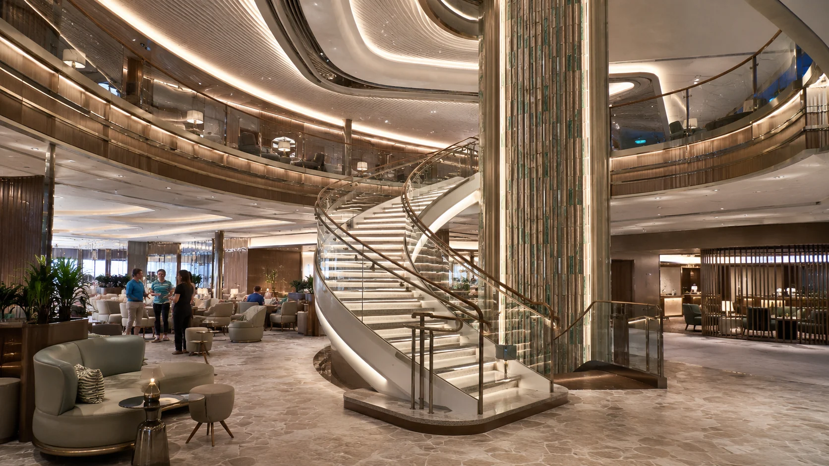 Penrose Atrium aboard Norwegian Luna