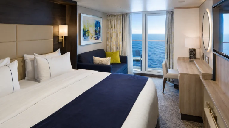 Balcony cabin aboard Odyssey of the Seas