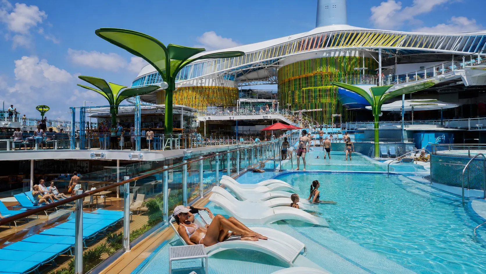 Main pool deck aboard Star of the Seas