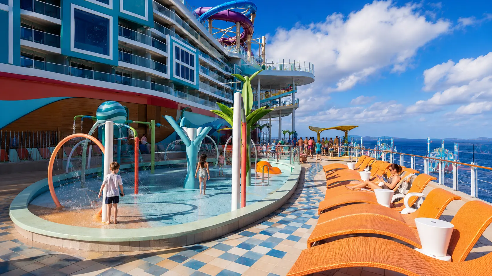 Surfside family neighborhood aboard Star of the Seas