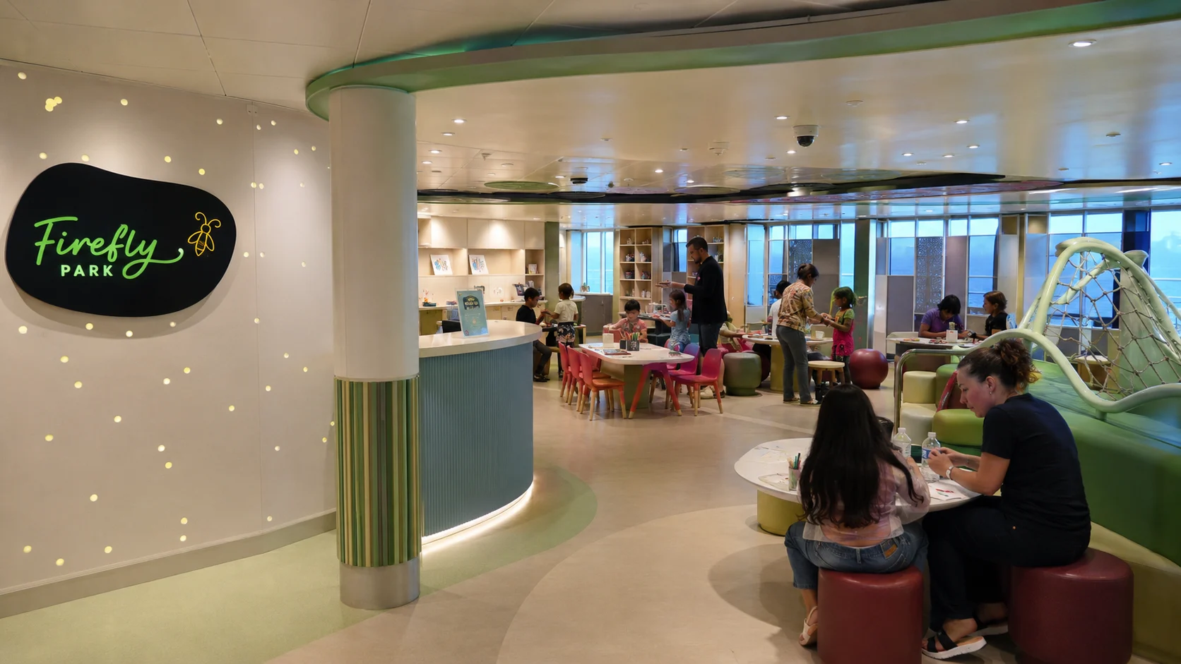 Firefly Park children's play area aboard Sun Princess