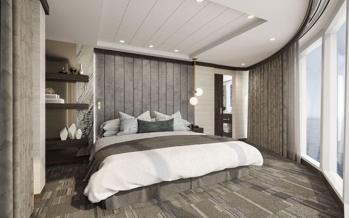 Representative Norwegian Epic Haven Owner suite bedroom