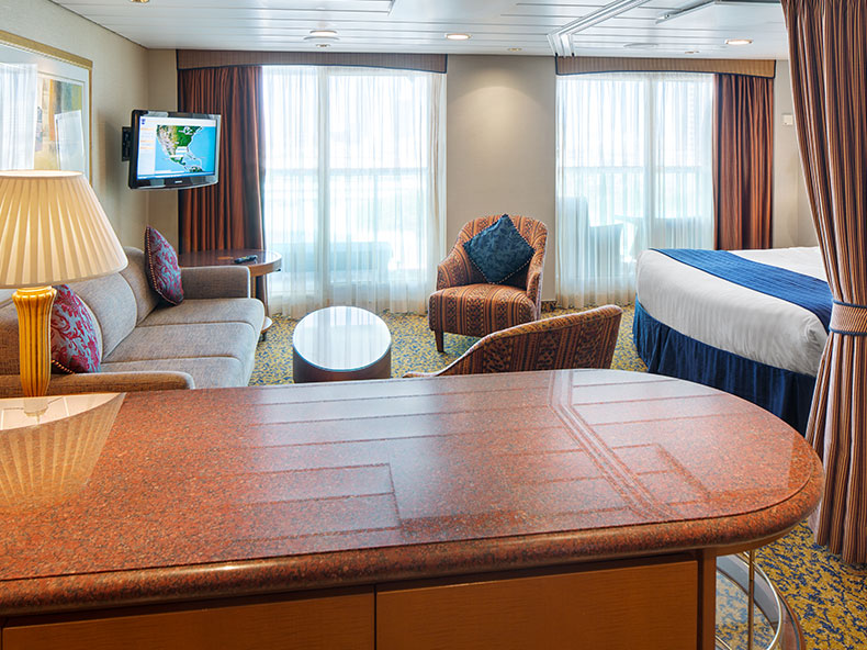 Brilliance of the Seas grand suite representative room interior