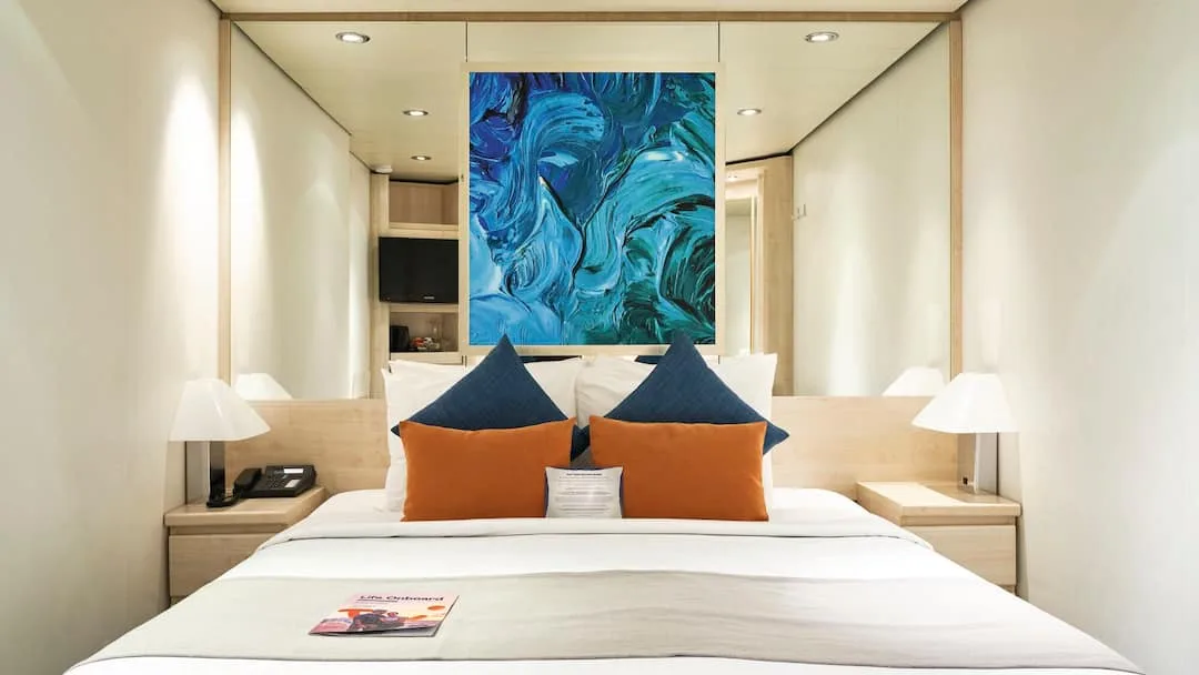 Representative Marella Voyager Inside cabin with a double bed