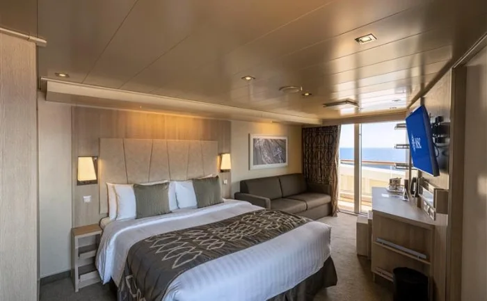Representative MSC Seaview terrace suite bedroom