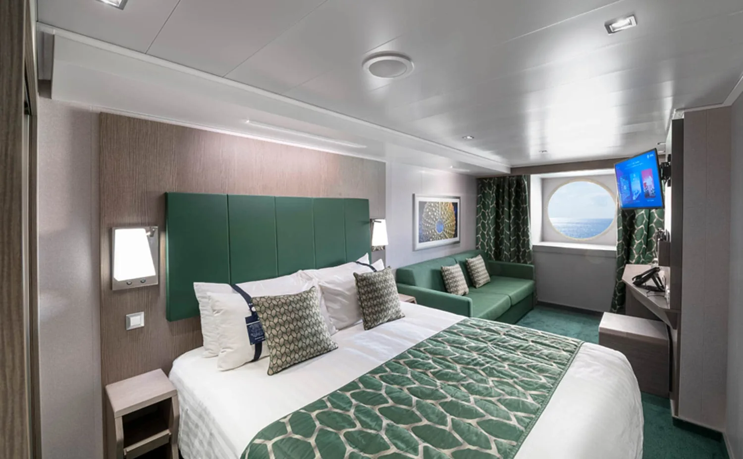 Representative MSC Seaview Ocean View stateroom with a window