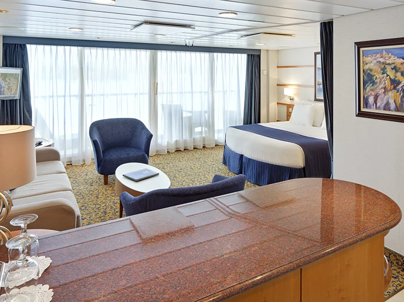 Radiance of the Seas grand suite representative room interior