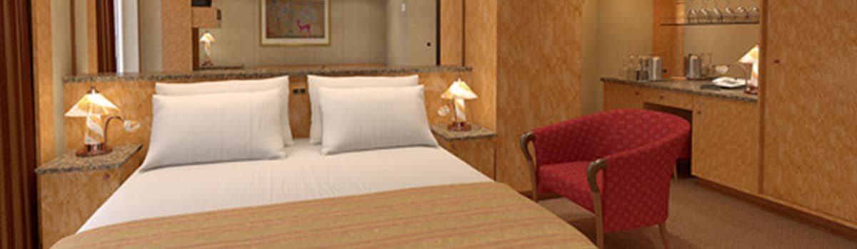 Representative Premium Balcony room with an obstructed view listed by Carnival for Carnival Pride